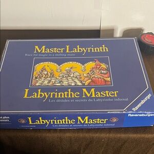 😄Vintage Master Labyrinth shifting maze game race for magic 1994